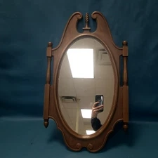 Vintage MCMLXX Dart 2320 Large Plastic Frame Mirror USA Made 19"