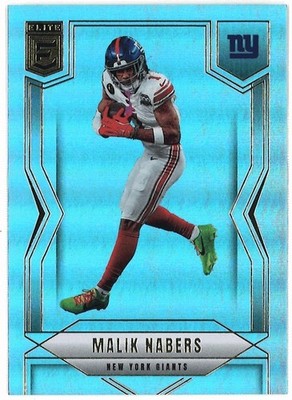 2025 Donruss Elite base - #  5 Malik Nabers