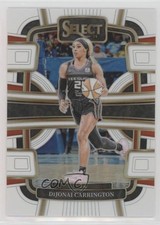 2024 Panini Select WNBA Concourse White Prizm 93/99 DiJonai Carrington #18 1j87