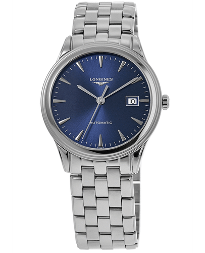 Nuevo reloj Longines Flagship automático esfera azul acero inoxidable para hombre L4.984.4.92.6 - Imagen 1 de 4