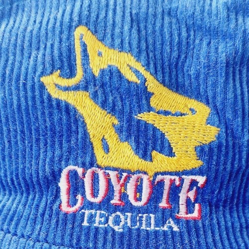 Coyote Tequila 5 Panel Corduroy Hat | Vintage | 100% Cotton | EMBROIDERED  - Picture 10 of 12