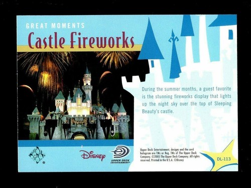 Disneyland 2005 50 aniversario Great Moments Castle fuegos artificiales DL-113 - Imagen 2 de 2