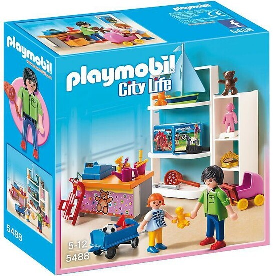 PLAYMOBIL 5488 Toy Shop with Child Parent Figures City Life