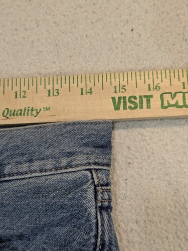 NWT GAP Teen 90's Loose Distressed Denim Jeans Shorts Jorts Sz 16 Light Wash - Picture 8 of 15