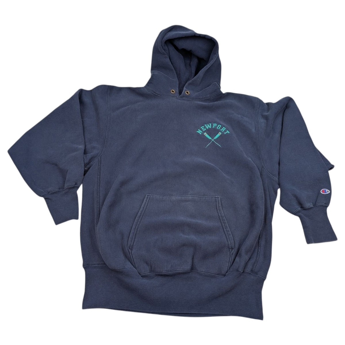 Vintage 80s Champion Reverse Weave Newport Rowing Sweatshirt