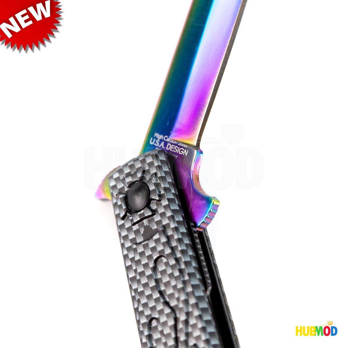 その他 flick knife Rainbow Foil 7