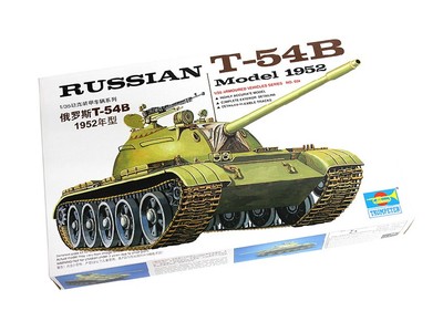 RUSSIAN T-55 T54A T-54B 【TRUMPETER】 Russian T-54B Model 1952 - Trumpeter 00338 | kingshobby.com