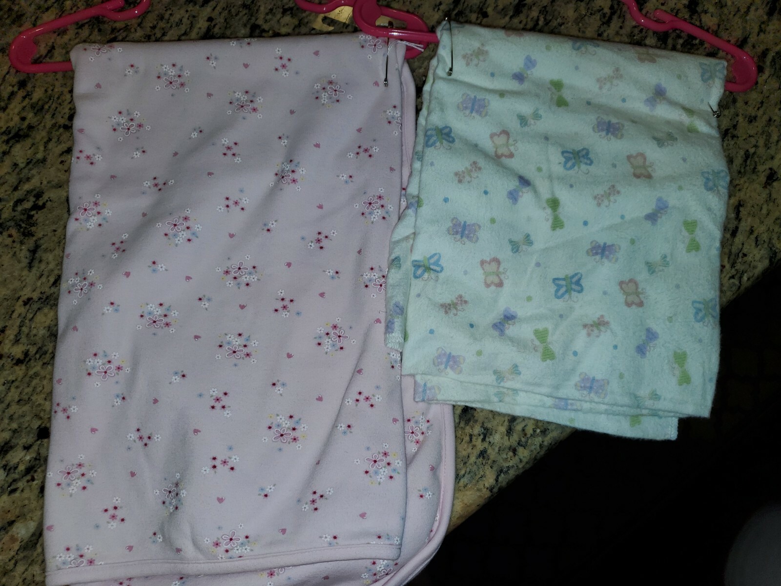 Carters Baby Blanket Flowers Pink Yellow White Floral Girl Cotton Security B417 For Sale Online Ebay