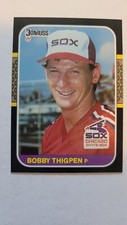 1987 DONRUSS BOBBY THIGPEN RC #370 NM
