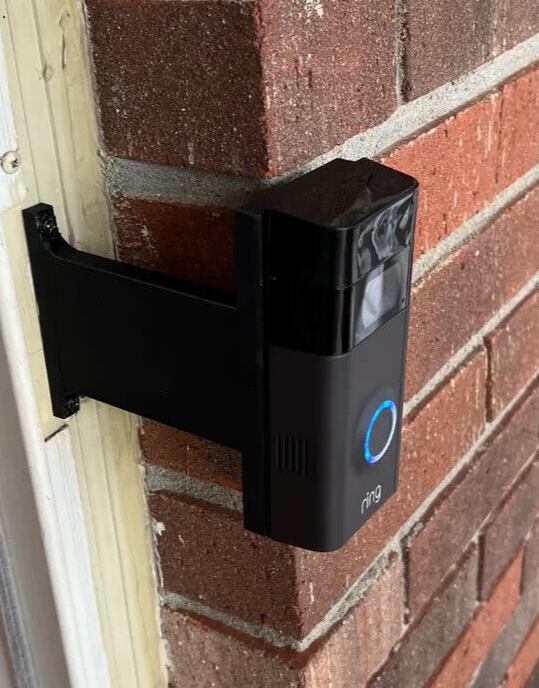 Brick Extension Ring Doorbell Extender On Brick Wall Install Ring