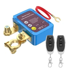 Wireless Remote Car Battery Disconnect Switch 12V/24V 240A Battery Kill Switch