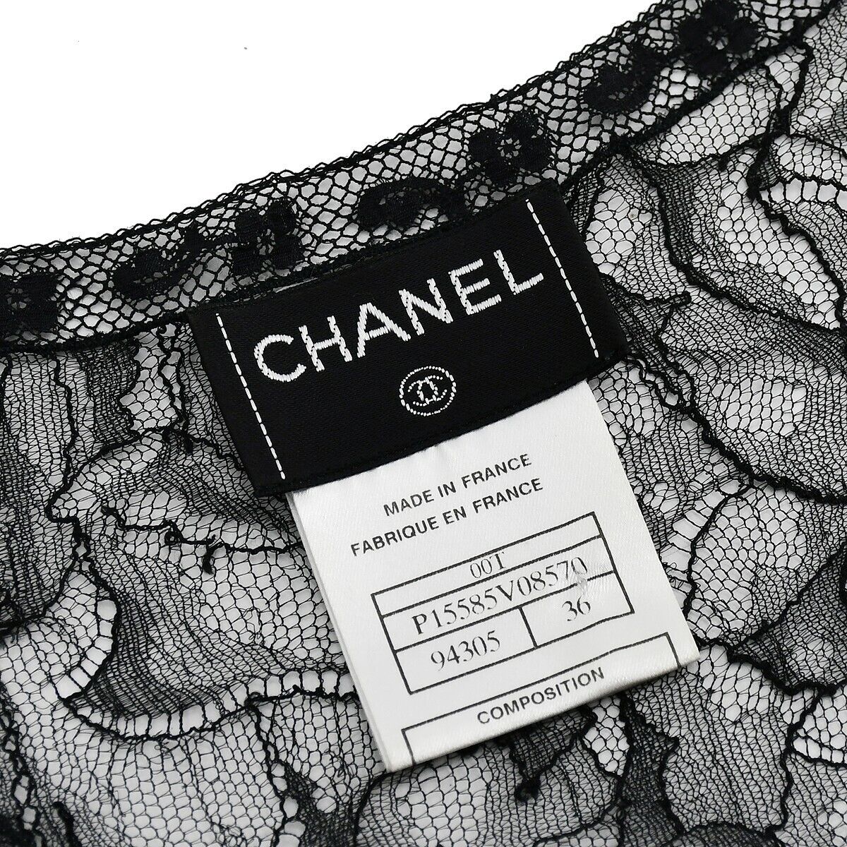 Chanel Sleeveless Lace Top Black 00T #36 192197 | eBay Chanel Sleeveless Lace Top Black 00T #36 192197 | eBay