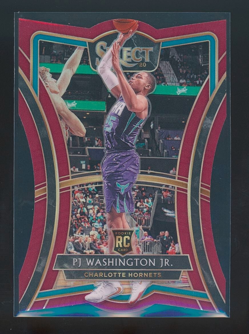 2019-20 Panini Select PJ Washington Maroon Die Cut Prizm /175 RC #127 Premier