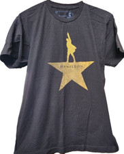 Hamilton Broadway Musical T-Shirt Black Size Large New York