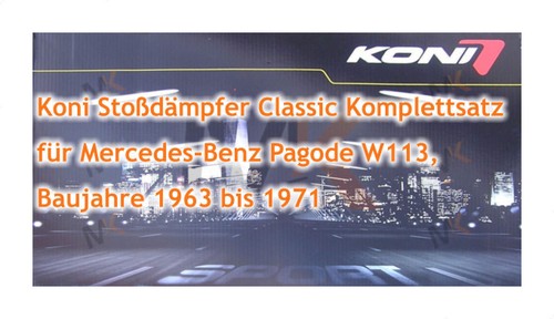 Koni Amortisseur Classic pour Mercedes-Benz Pagode W113 (1963-1971) - Picture 3 of 3