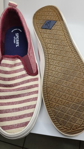 Damen Sperry Bootsschuhe Slipper Größe 9,5 STS85929 schimmernde Streifen - Bild 7 von 10