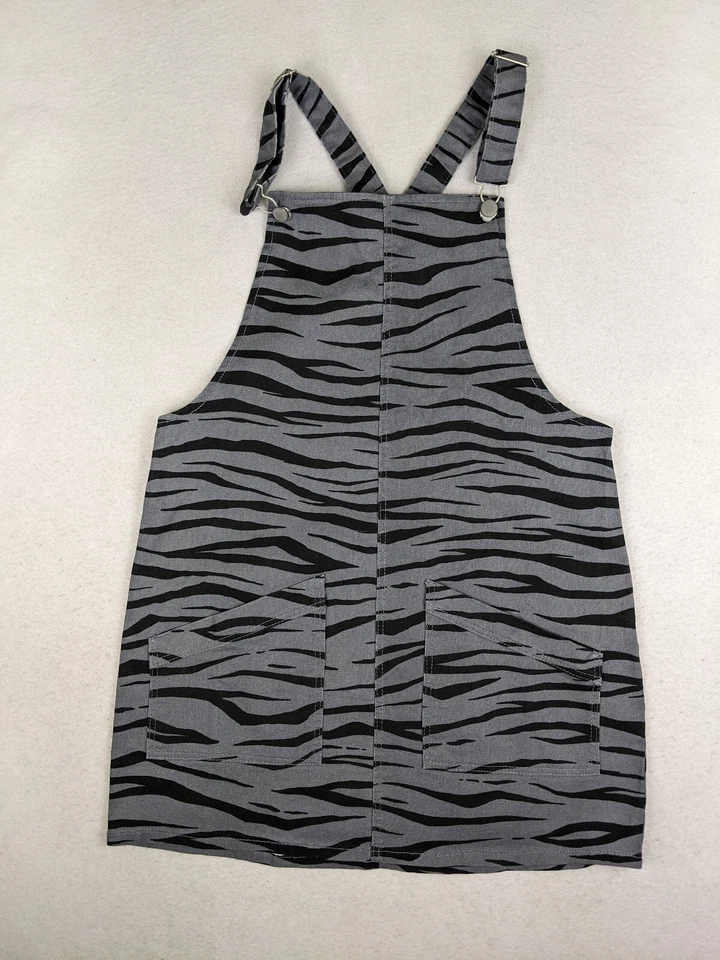 Vestido para mujer Material Niña Talla M Jersey Gris Cebra Estampado Animal Denim Foto 2 de 4