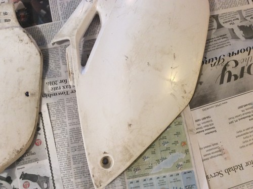 2003 Yamaha YZ250f YZ 250f Number Plates Right Left Front Panels - Foto 6 di 9