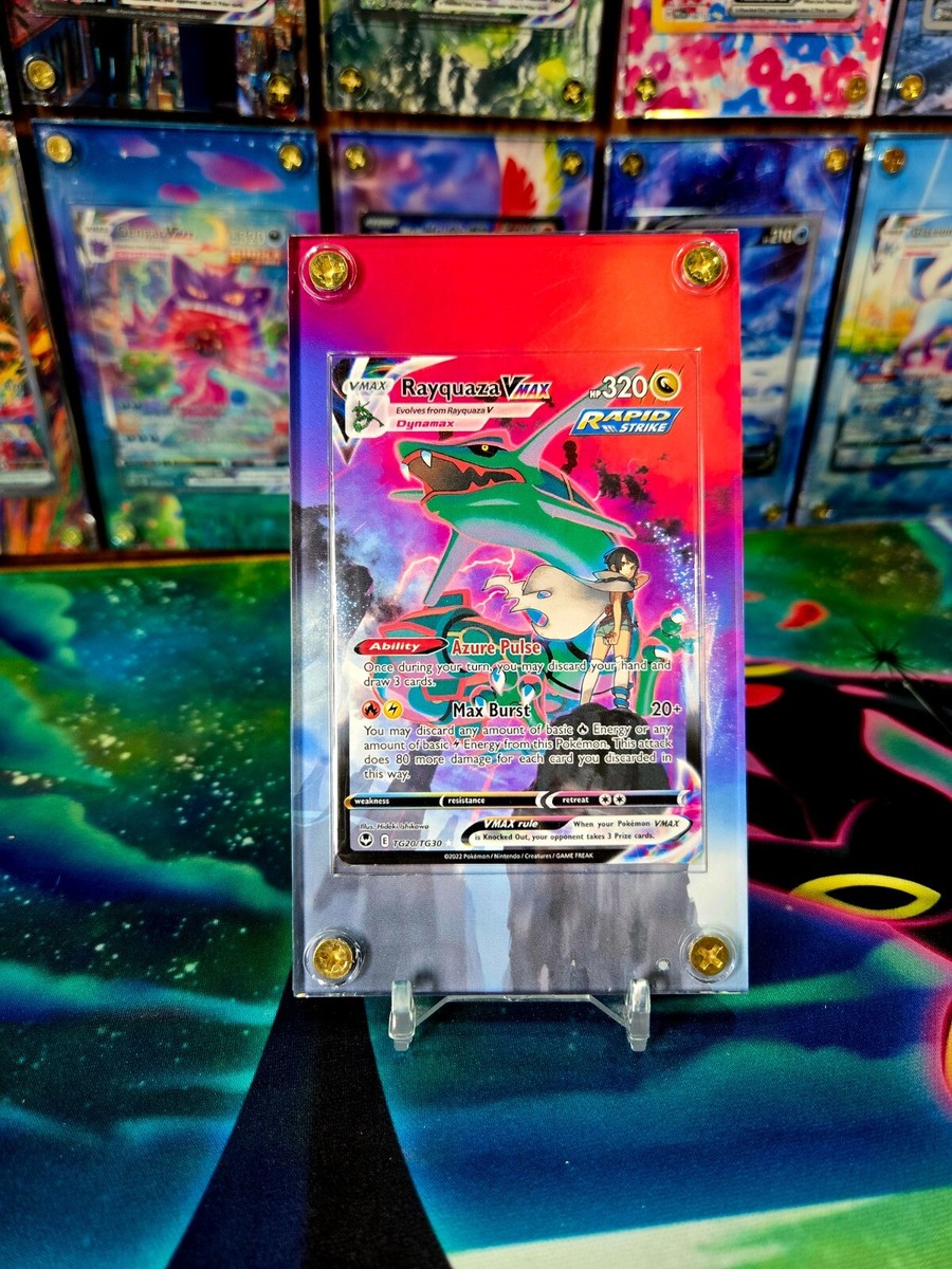 Pokemon Rayquaza VMAX TG20/TG30 Silver Tempest Extended Art Case