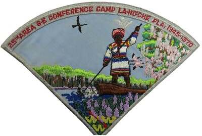 OA 1970 Area 6-E SE-6 Conference Pie Florida La-No-Che Patch GRY Bdr (BHP2360)