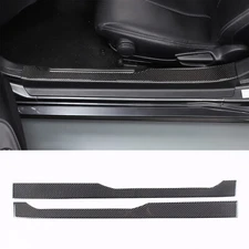 Soft Carbon Fiber Door Sill Protector Trim Sticker For Mazda MX-5 Miata 16+ US
