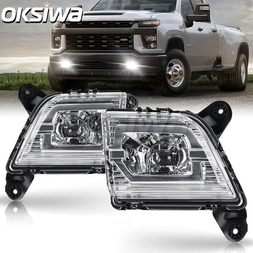 Luces Antiniebla Led Para Chevrolet Silverado 2019-2022