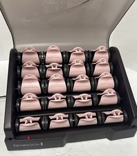 Remington T Studio H9000 Hot Rollers Hair Curlers Pearl Heated Ceramic 20 Clips