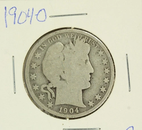 1904-O Barber Half Dollar : Good