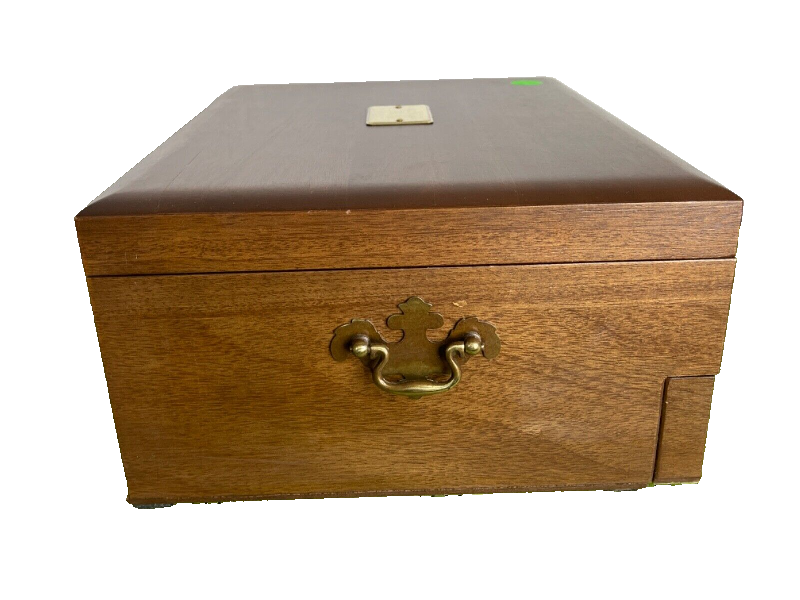 Eureka Pacific Wooden Silverware Flatware Storage Chest Box with Extra