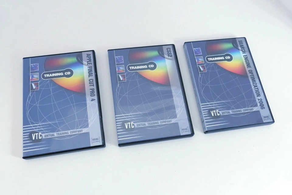 VTC Virtual Training Company 3 DVD’s: Apple Final Cut Pro 4, CSS2, SEO (2005-200 - Image 2 of 4