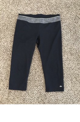 Lukka Capri Active Stretch Pants Sz L 