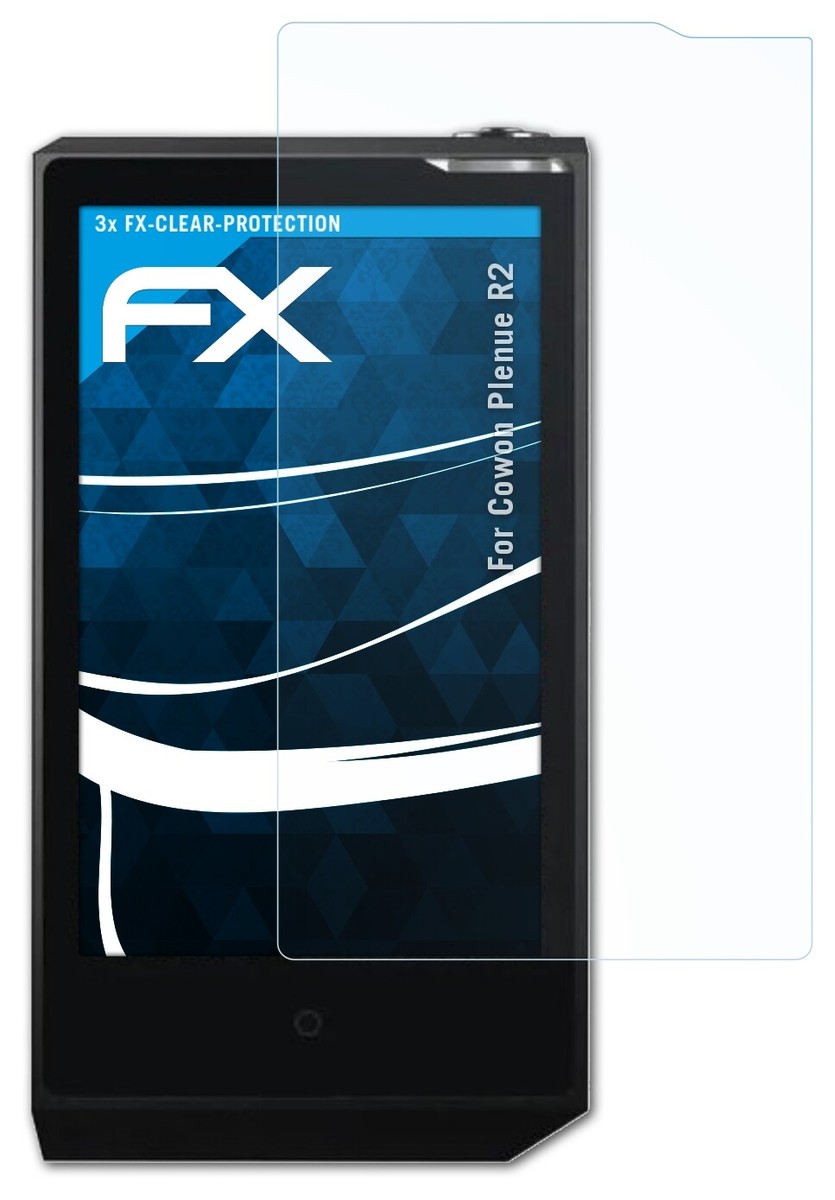 Lot De 3 Films Protecteurs AtFoliX Pour Cowon M2 – Transparent, Anti-rayures, Made In Germany