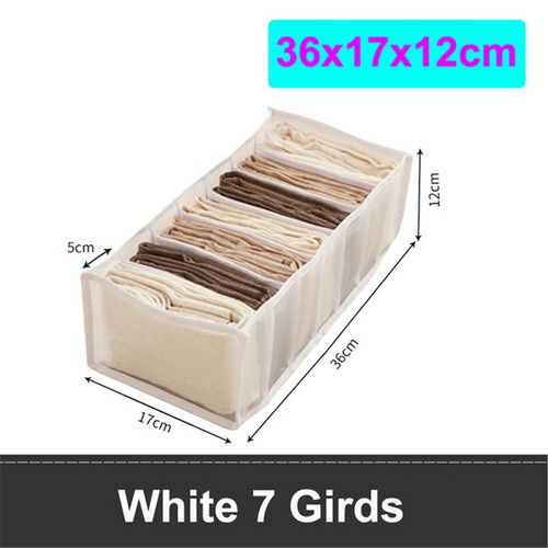 6/7/9/11 Clothes Organiser Wardrobe Storage Box Clothing Drawer Divider Mesh - Picture 28 of 40