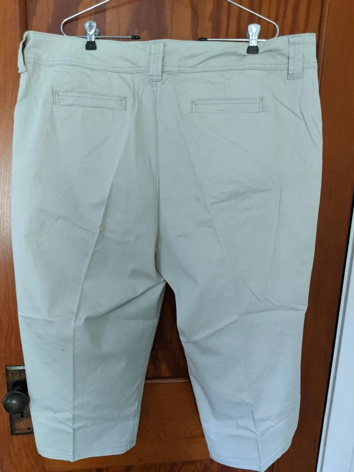 Pantalones capri elásticos clásicos para mujer JMS talla 24W usados Foto 2 de 4