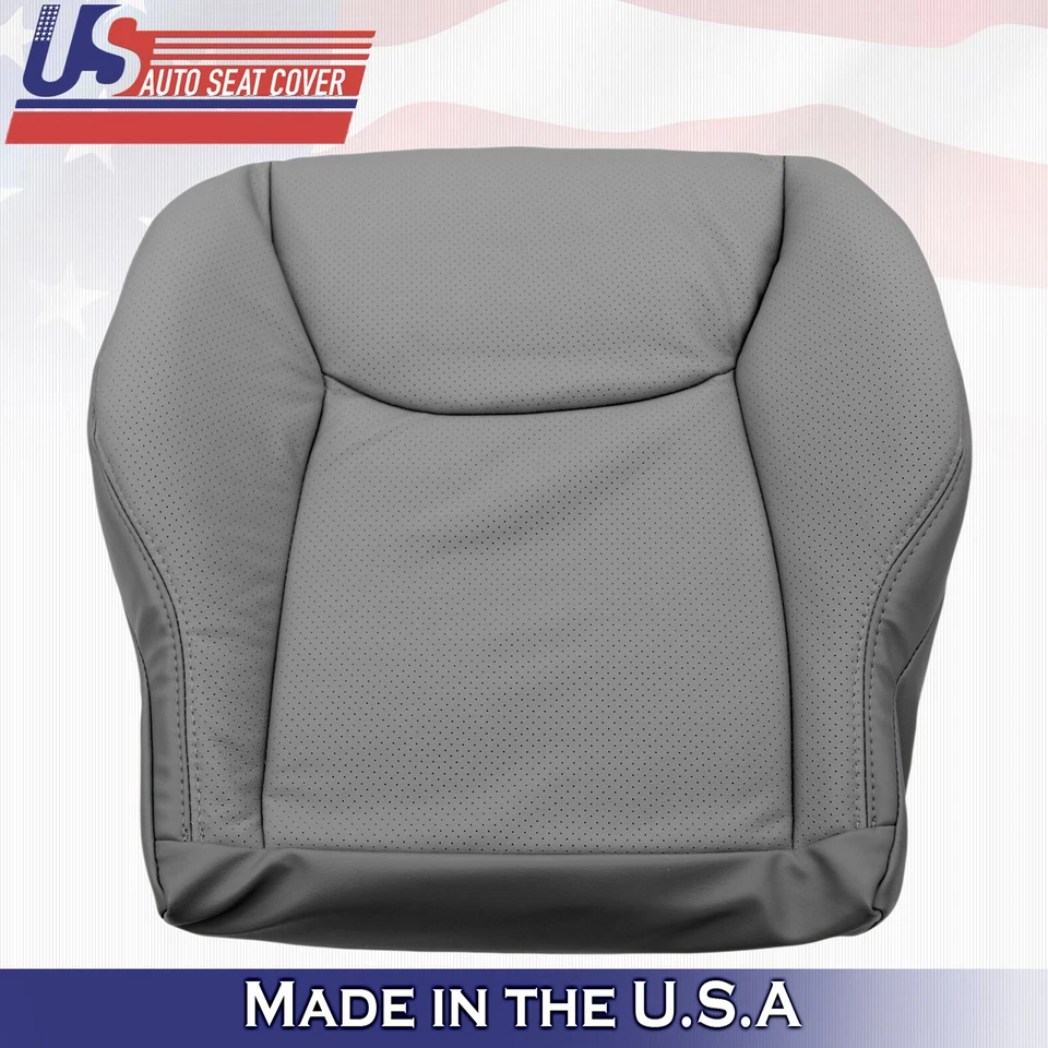 Cubierta de asiento de cuero gris inferior de pasajero para Mercedes Benz Clase S 2000 a 2002 Foto 2 de 4