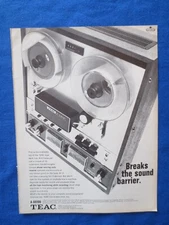 Teac A-6010U Reel To Reel Magazine Ad Audio Mag April 1969