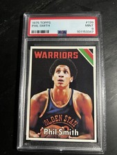 1975 Topps #139 Phil Smith RC PSA 9 Golden State Warriors MINT
