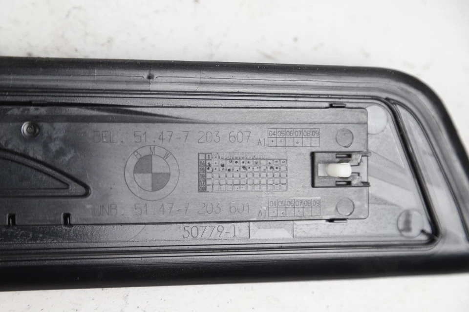 Juego de molduras de umbral de puerta interior BMW F10 OEM 2011-2016 528i 535i 550i negro Foto 4 de 4