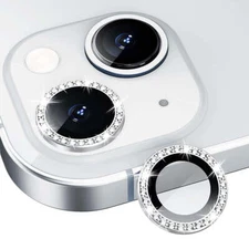 Reiko Diamond Camera Lens Protector, Diamond Tempered Glass Camera Cover Screen