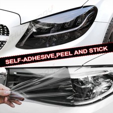 Car Headlight Taillight Fog Light Tint Film Wrap Sticker Protector Accessories