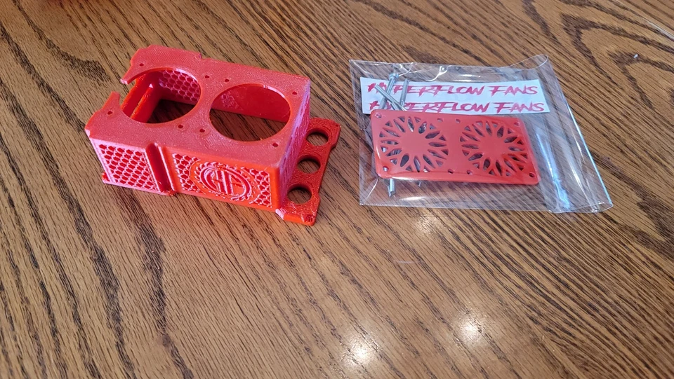 Ventilador de refrigeración Dual Castle XLX2 8s RC montaje en cubierta Losi Arrma Kraton Outcast XMAXX Foto 3 de 3