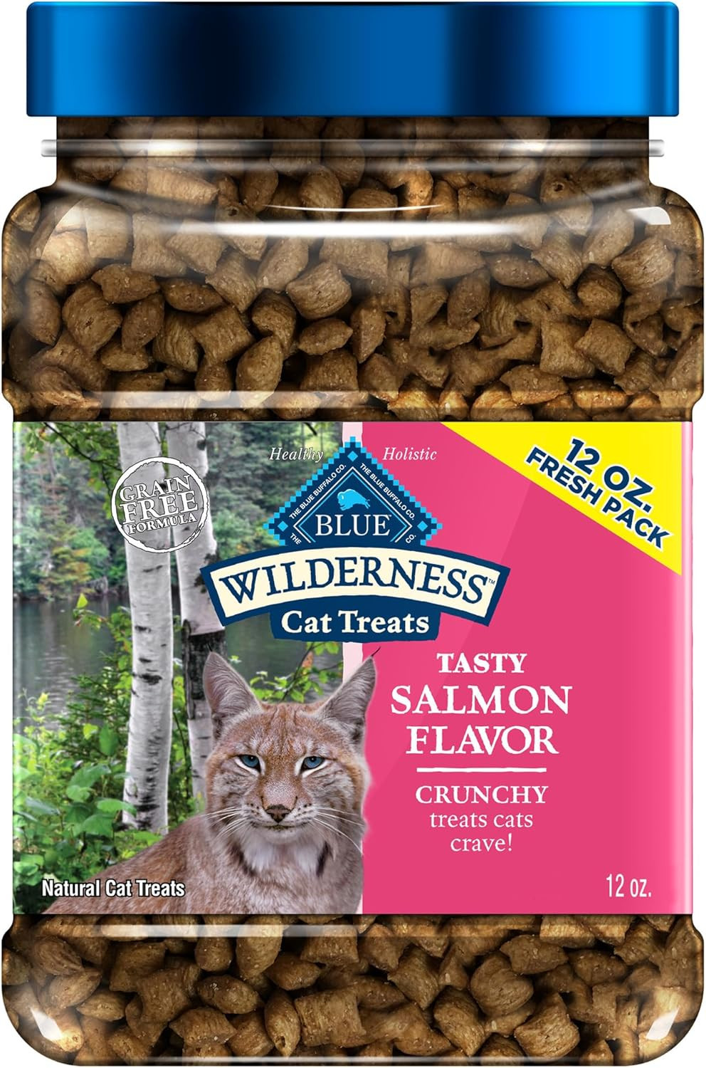 Blue Buffalo Wilderness Crunchy Cat Treats, Made with Natural Ingredients, Tasty