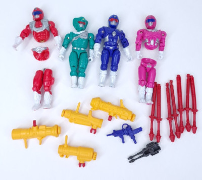 Bundle Of Power Forces Plotter New Ray Lanard Vintage 1980s 1990s Lot Action Fig