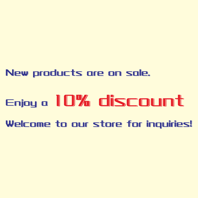 New products on sale