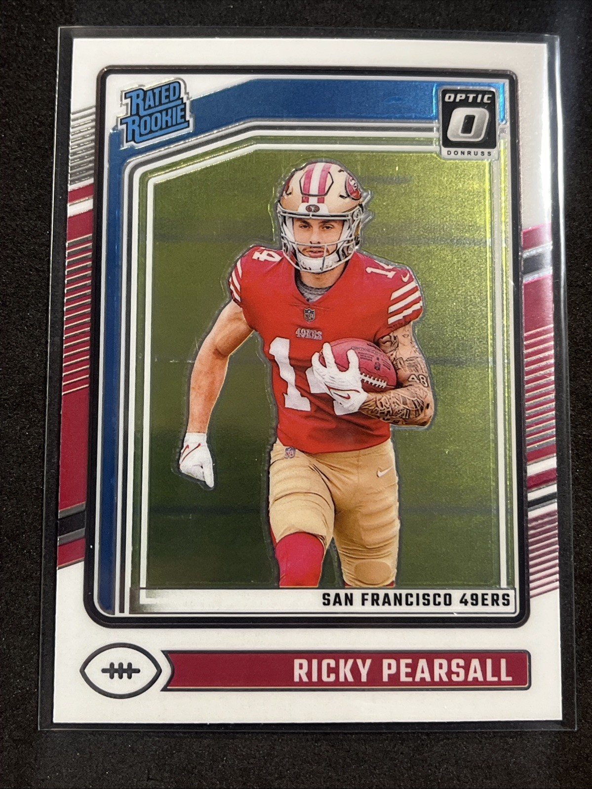 Ricky Pearsall 2024 Panini Donruss Optic #284 Rated Rookie Base 49ers RC