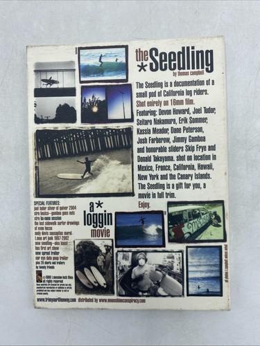 The Seedling DVD NTSC (1999) Thomas Campbell - Surfing - GOOD - Picture 2 of 12