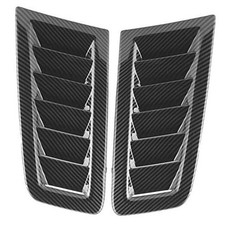 Car Hood Vent, 2Pcs Universal Bonnet Air Vents Engine Intake Carbon Fiber