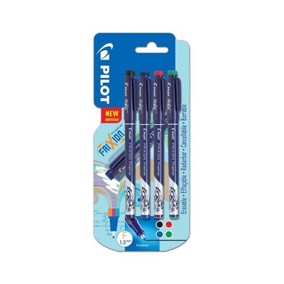 FriXion Fineliner 4er Pack schwarz/blau/rot/grün 702537007