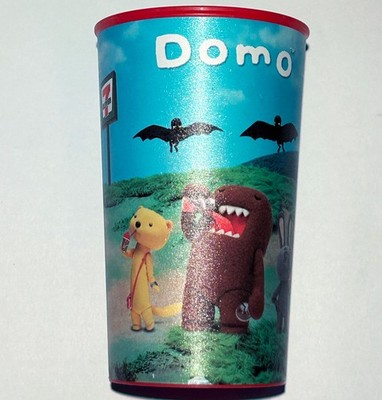 Domo-Kun & Friends Slurpee Cup -  7-Eleven USA Vintage 2009 -  22 oz, Orange