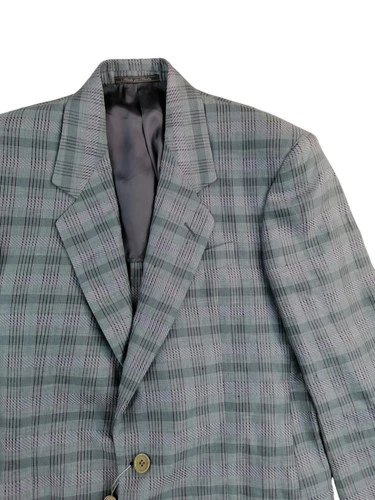 Nino Danieli Men's Linen Linen Blazer Jacket Vintage Made in Italy Size 46 image 2